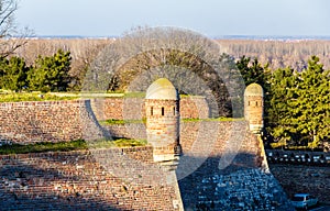 Defensive walls of Belgrade Fortress