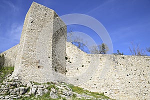 Defensive walls built in the Middle Ages