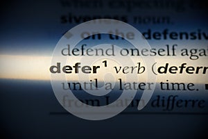 Defer