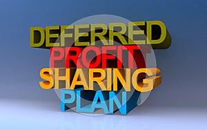 deferred profit sharing plan on blue