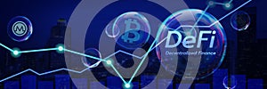 DeFi decentralized finance is a bubble photo