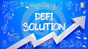Defi Solution Drawn on Azure Wall.