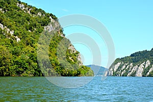 Defileul DunÄƒrii Donau, Danube, also known as Clisura DunÄƒrii, a geographical region in Romania.