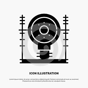 Define, Energy, Engineering, Generation, Power solid Glyph Icon vector