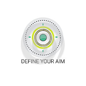 Define Your Aim Target Opportunity Icon