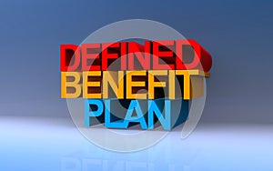 defined benefit plan on blue