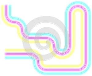 Labyrinth rounded waves form