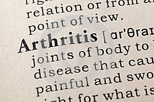 Definition of Arthritis