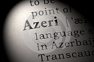 Definition of Azeri photo