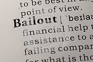 Definition of bailout