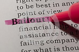 Definition of bailout