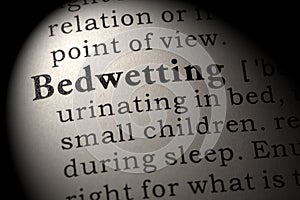 Definition of Bedwetting
