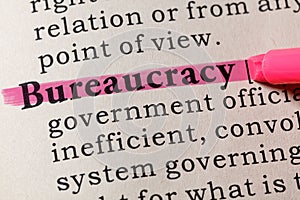 Definition of bureaucracy