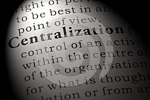 Definition of centralization