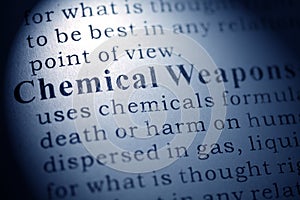 Definition of Chemical Weapons