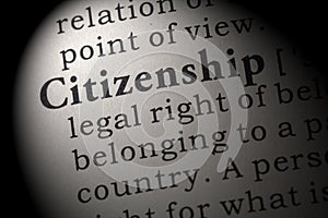 Definition of citizenship