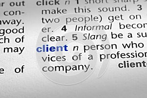 Definition of Client