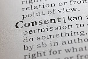 Definition of consent