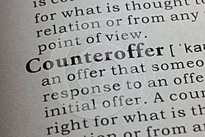 Definition of Counteroffer