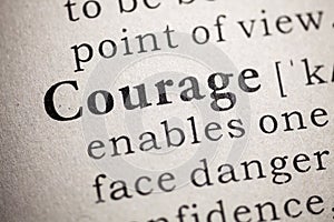 Definition of courage