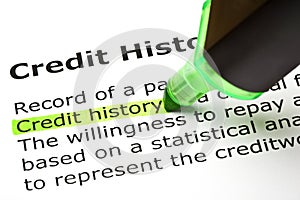 Definition Of Credit History