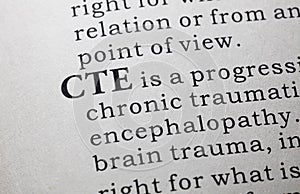 Definition of CTE