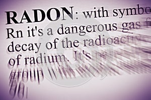 Definition of dangerous radon gas - It`s a my personal definition and not infringes on another intellectual property rights - co