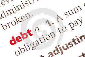 Definition of debt