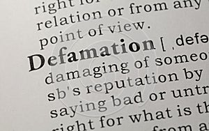 Definition of defamation