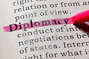 Definition of diplomacy