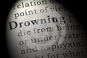 Definition of drowning