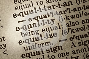 Definition of Equality