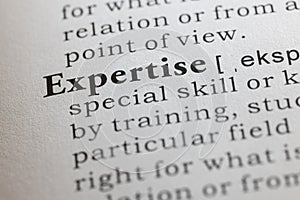 Definition of expertise