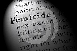 Definition of femicide