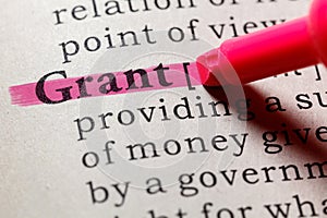 Definition of grant