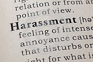 Definition of harassment