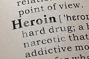 Definition of heroin