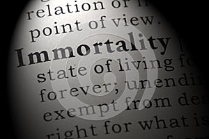 Definition of immortality