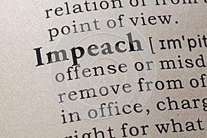 Definition of impeach photo