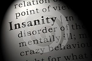 Definition of insanity
