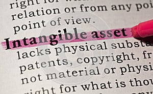 Definition of Intangible asset