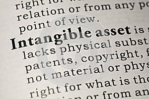 Definition of Intangible asset