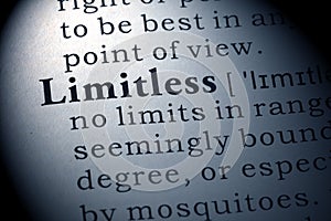 Definition of Limitless