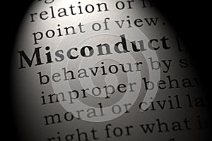 Definition of misconduct