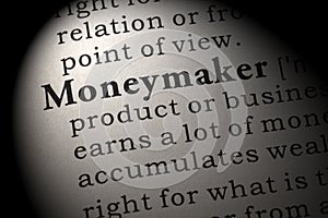 Definition of moneymaker