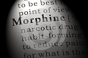 Definition of morphine