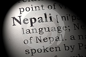 Definition of Nepali photo