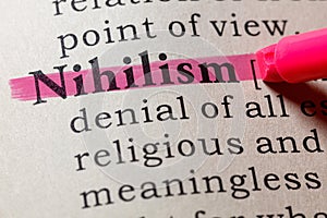 Definition of nihilism