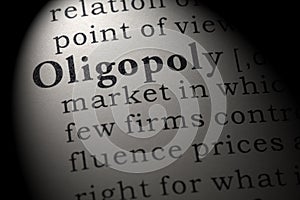 Definition of oligopoly