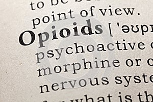 Definition of opioids